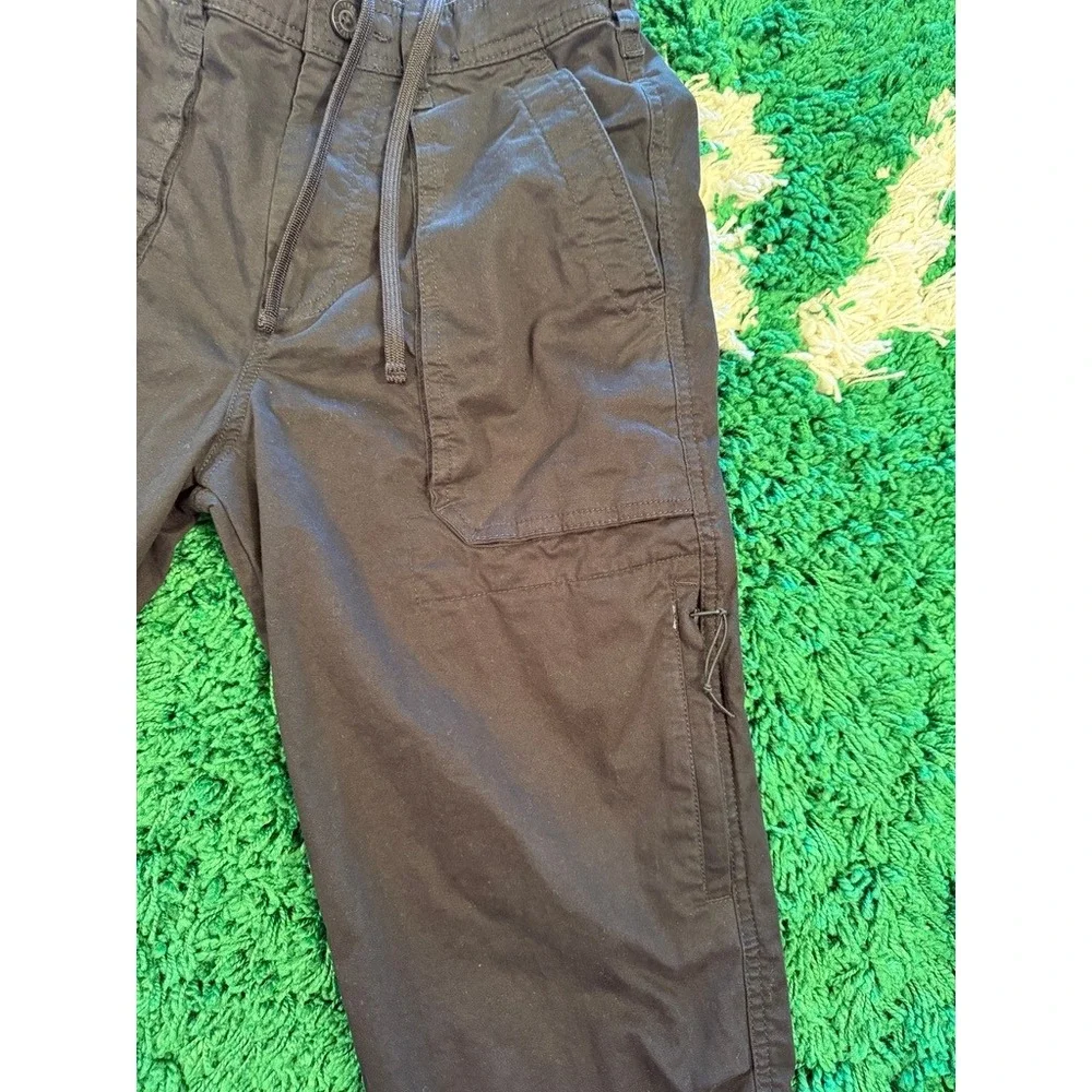 Hollister Cargo Pants Mens XS Black Excellent Epic Flex Straight Leg Utility